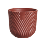 jazz rond mini 7cm toscaans rood